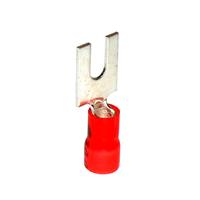 Terminal Forquilha Pré-Isolado Vermelho M3 0,25-1,60MM² - FR2462-C - Loja da Conexão Elétrica