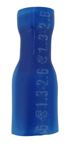 Terminal Isolado Faston Fêmea Azul 4,8X0,8 ESP 1,10MM2 A 2,60MM2 - ET4249