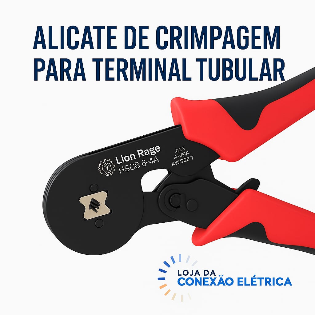 Promoção Alicate de Crimpagem Terminal Tubular - Loja da Conexão Elétrica