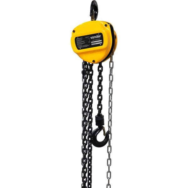 Talha Manual 1 Tonelada Elevação 5m Vonder