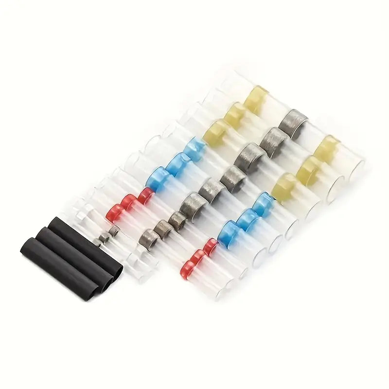 Kit De Tubo Termo Retrátil Com Emenda De Fio Anel De Estanho - 300 pçs - Loja da Conexão Elétrica