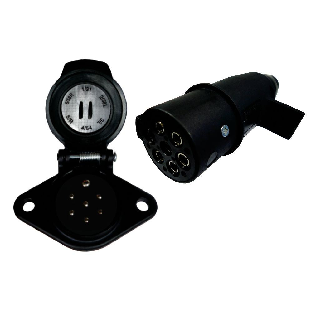 DNI 8311 - Tomada Elétrica para Engate Redonda - 12/24V