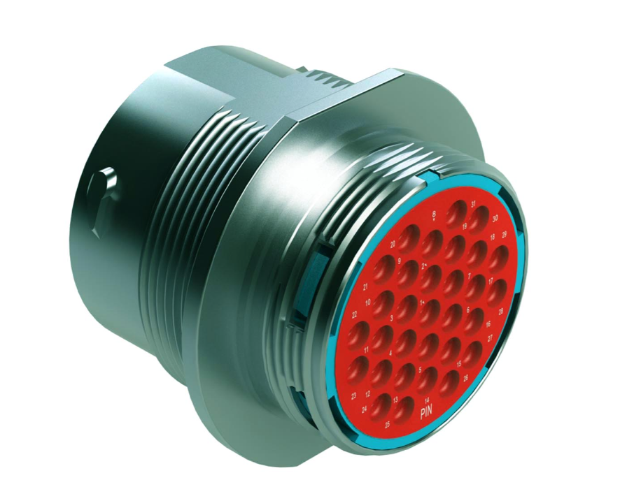 Conector Circular Metálico Macho 31 Vias - 24-31PE