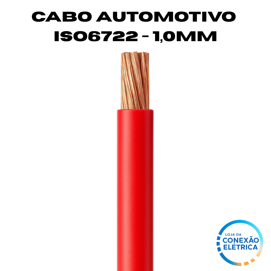 Cabo Automotivo ER 1,0mm2 600v ISO6722 - Loja da Conexão Elétrica