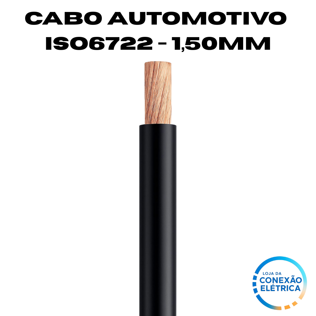 Cabo Automotivo ER 1,50mm2 600v ISO6722 - Loja da Conexão Elétrica