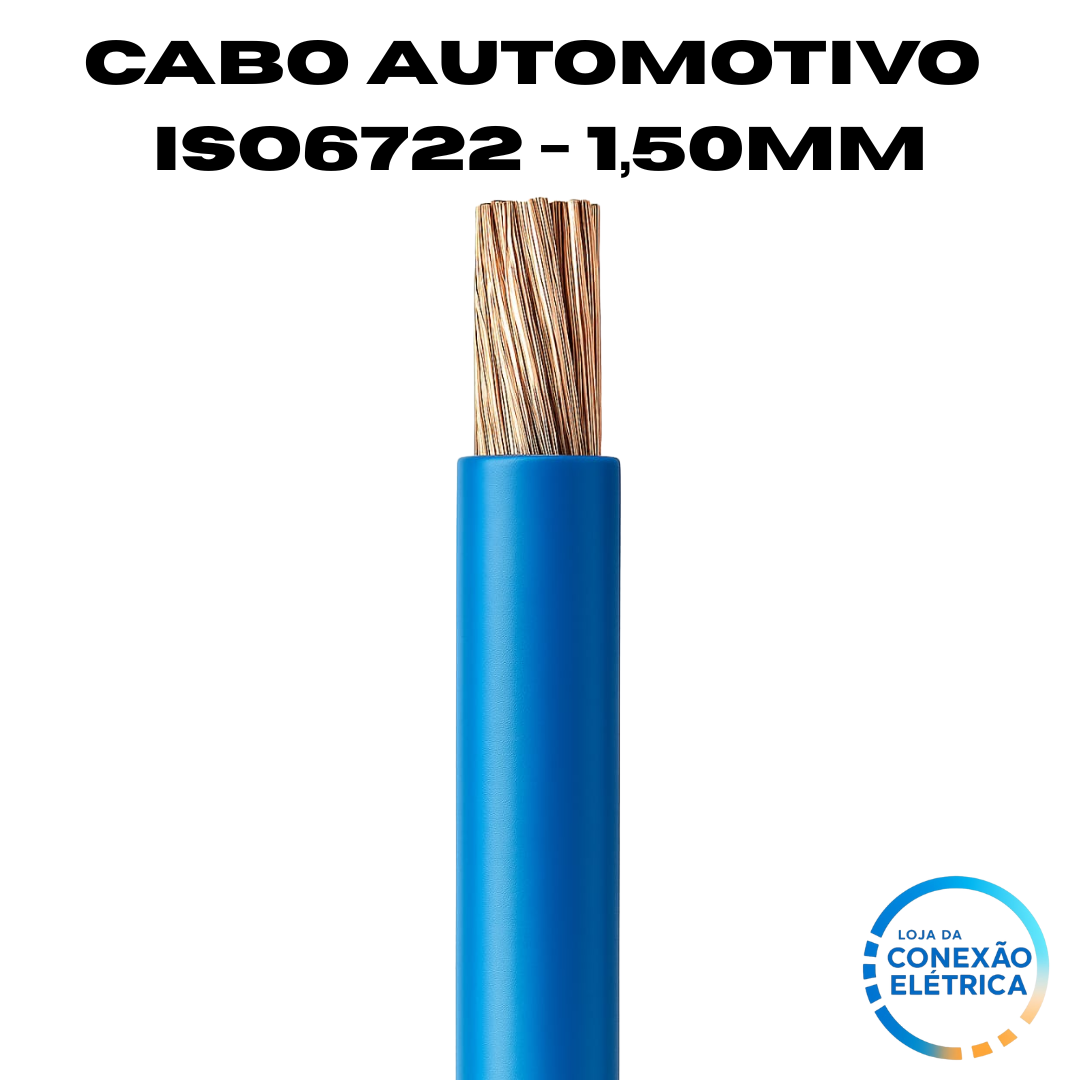 Cabo Automotivo ER 1,50mm2 600v ISO6722 - Loja da Conexão Elétrica