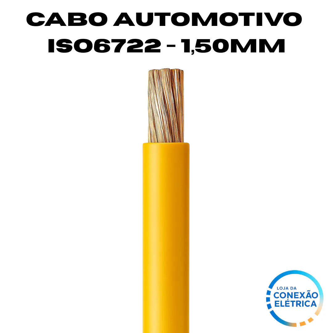 Cabo Automotivo ER 1,50mm2 600v ISO6722 - Loja da Conexão Elétrica