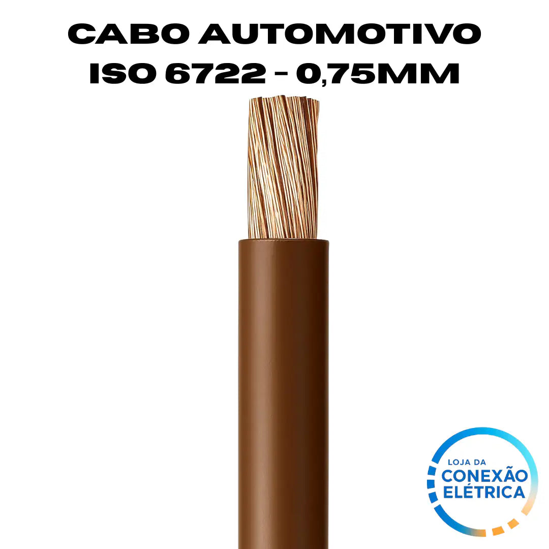 Cabo Automotivo ER 0,75mm2 600v ISO 6722 - Loja da Conexão Elétrica