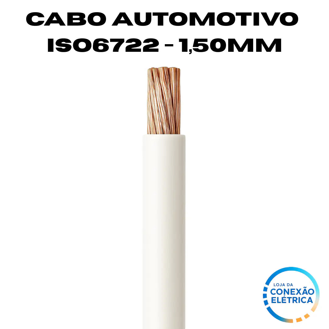 Cabo Automotivo ER 1,50mm2 600v ISO6722 - Loja da Conexão Elétrica