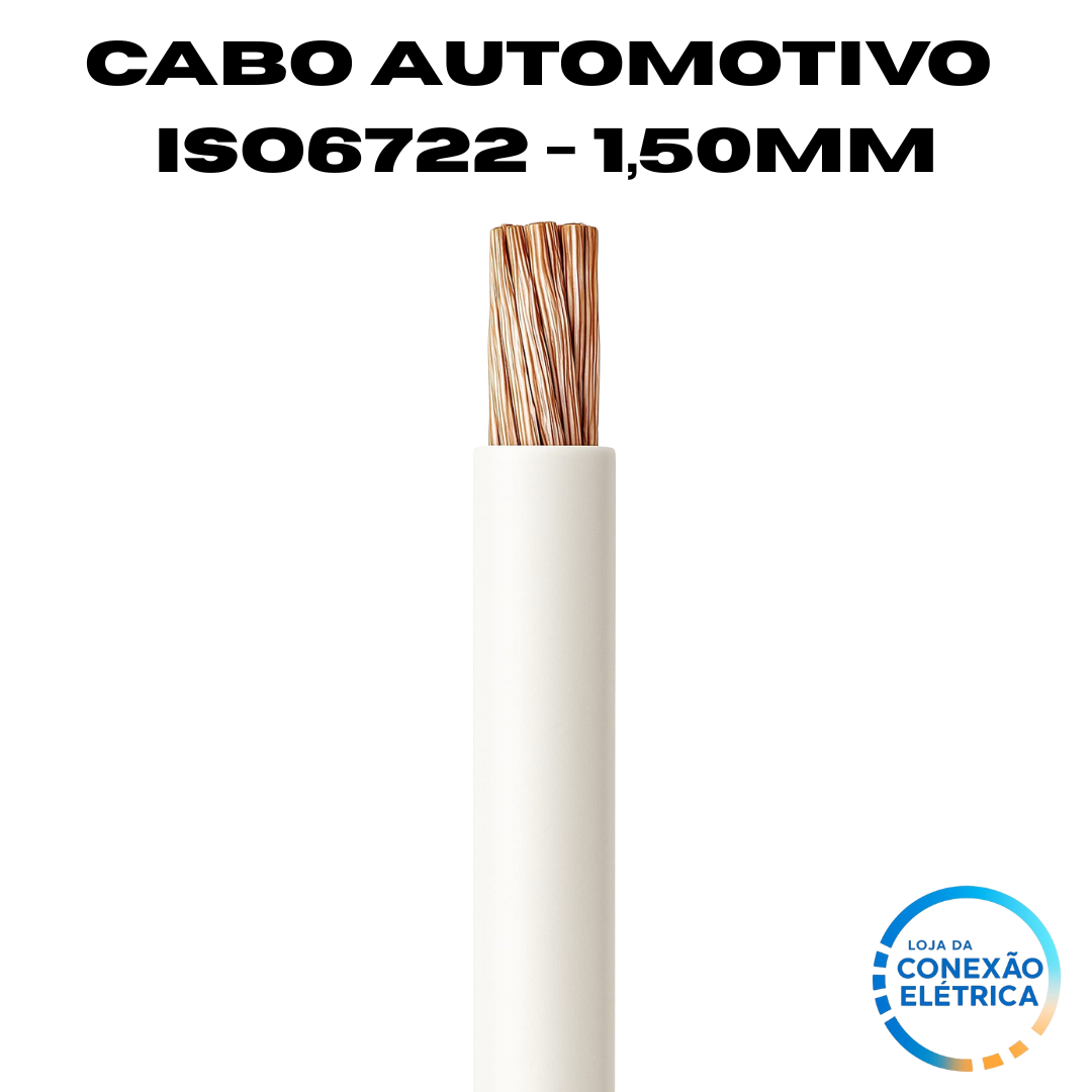 Cabo Automotivo ER 1,50mm2 600v ISO6722 - Loja da Conexão Elétrica