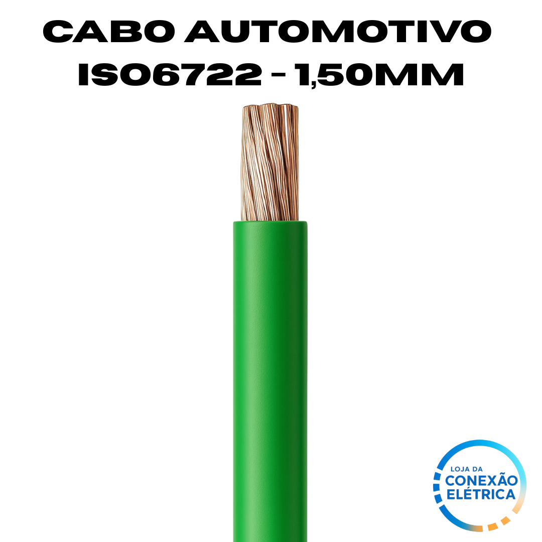 Cabo Automotivo ER 1,50mm2 600v ISO6722 - Loja da Conexão Elétrica