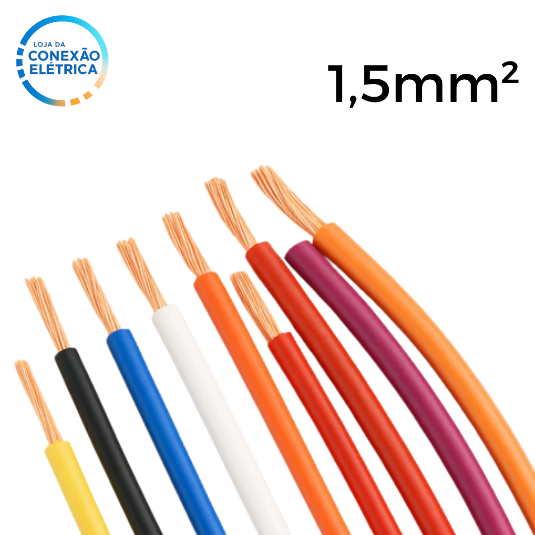 Cabo Automotivo ER 1,50mm2 600v ISO6722 - Loja da Conexão Elétrica