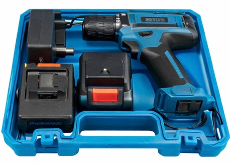 Kit Furadeira Parafusadeira Impacto Sem Fio 2 Baterias 21v