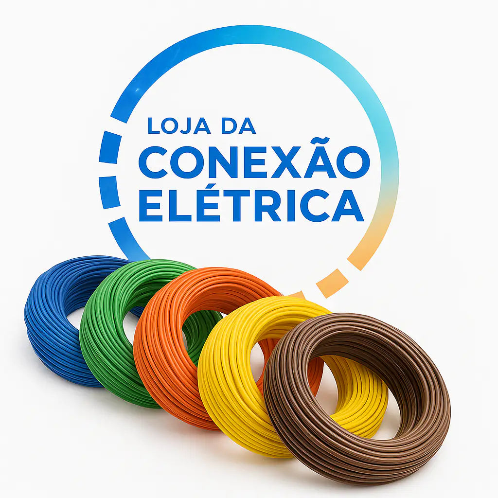 Cabo Agrícola 16awg (1,31mm2) - Norma SAE J1128 GXL XLPE - Rolo de 100 metros - Loja da Conexão Elétrica