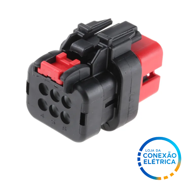 Conector Ampseal 6 Vias - 776531-1