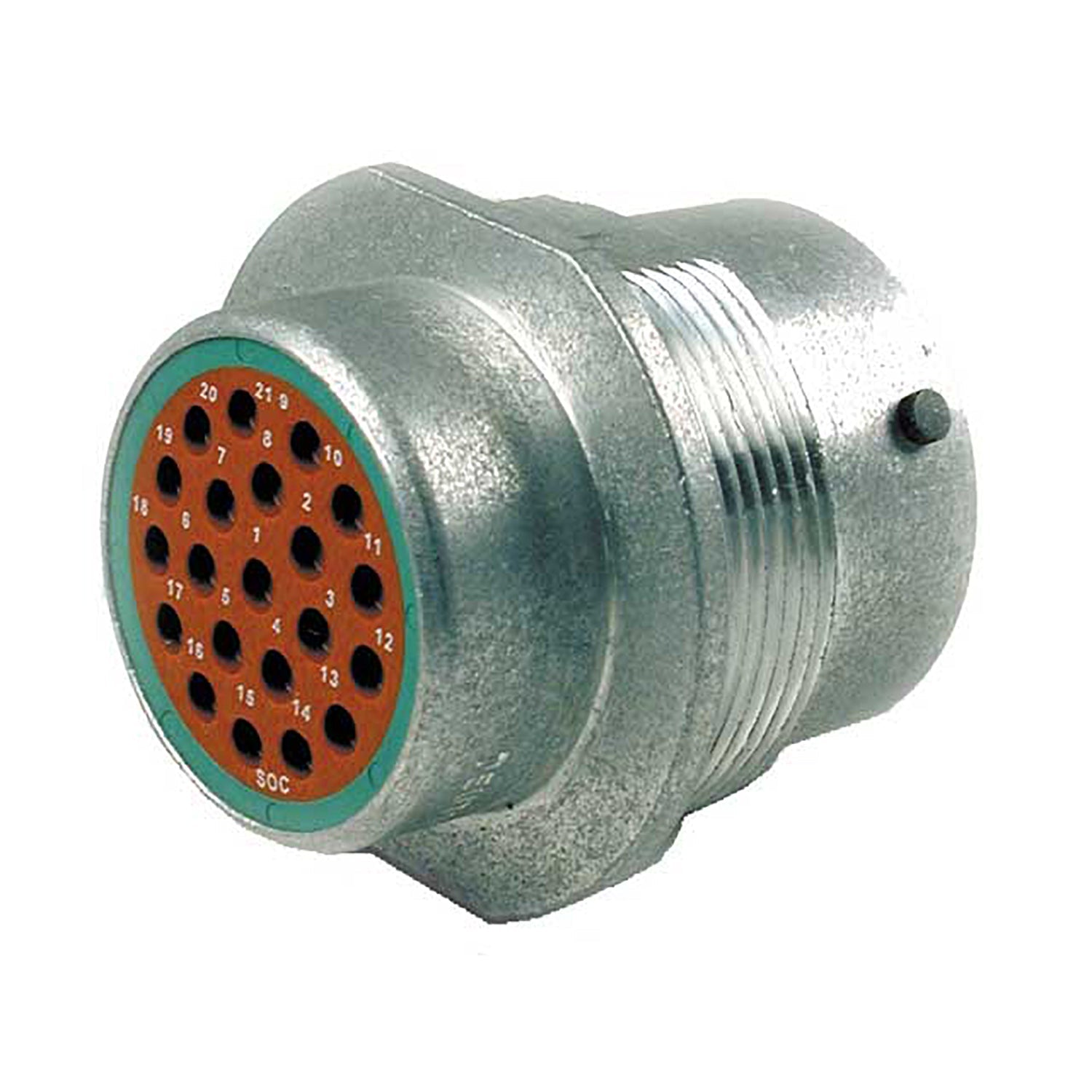 Conector Circular Metálico Macho 18-21SN - Loja da Conexão Elétrica