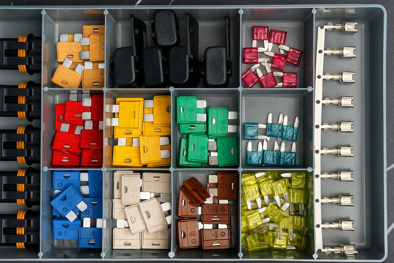 Kit Fusível Automotivo - 140 Peças