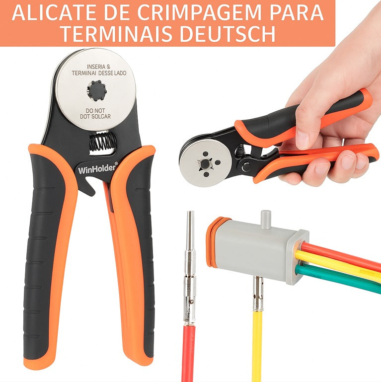 Alicate de Crimpagem Conectores Deutsch - Loja da Conexão Elétrica