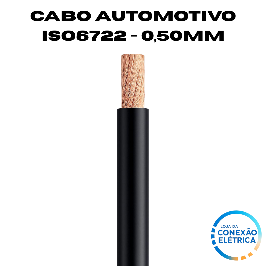 Cabo Automotivo ER 0,50mm2 600v ISO6722 - Loja da Conexão Elétrica