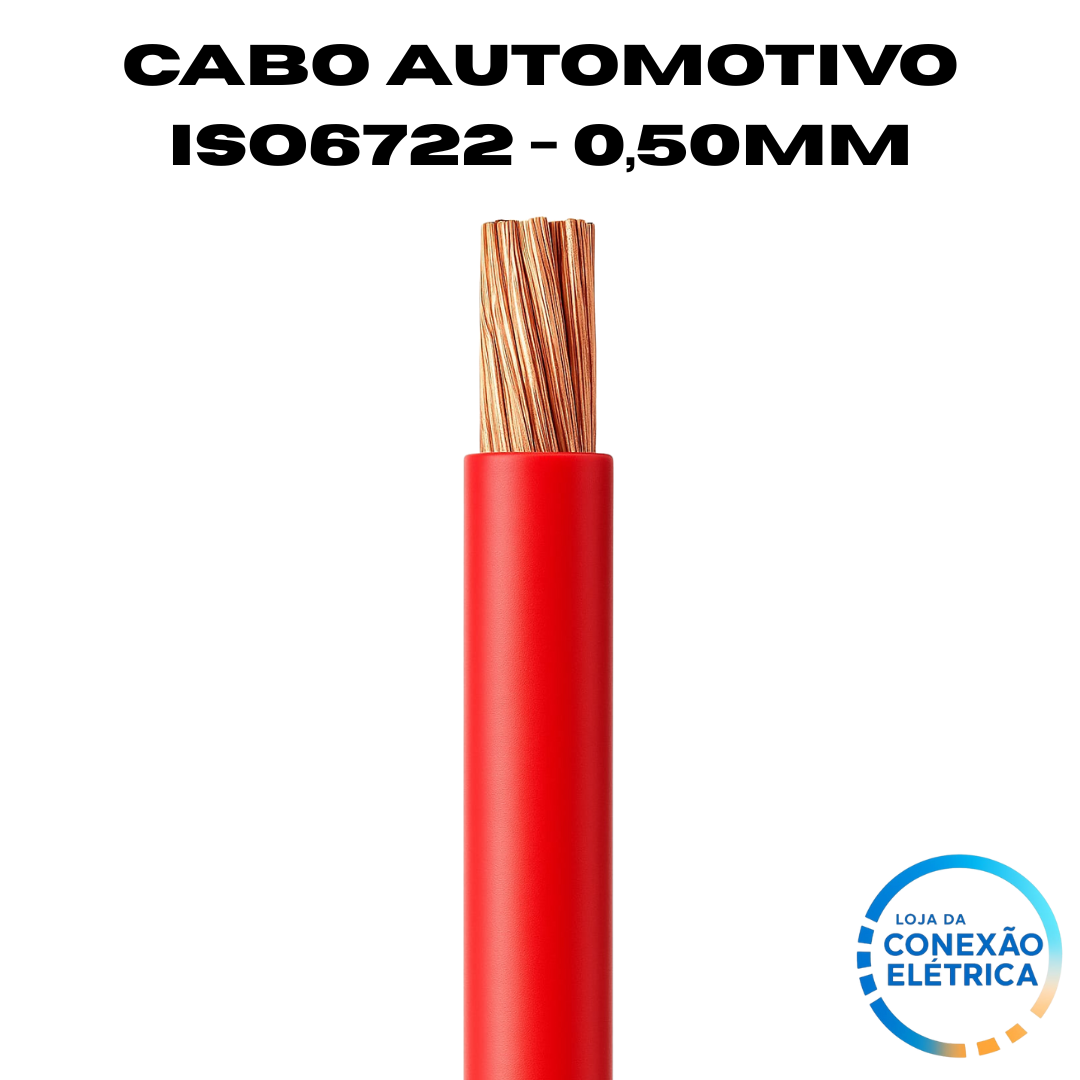 Cabo Automotivo ER 0,50mm2 600v ISO6722 - Loja da Conexão Elétrica