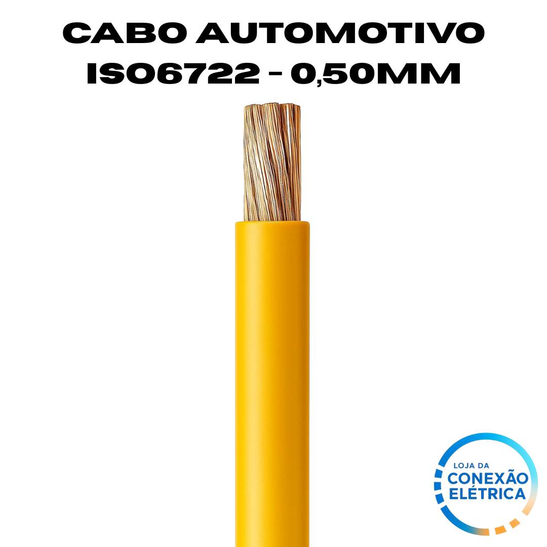 Cabo Automotivo ER 0,50mm2 600v ISO6722 - Loja da Conexão Elétrica