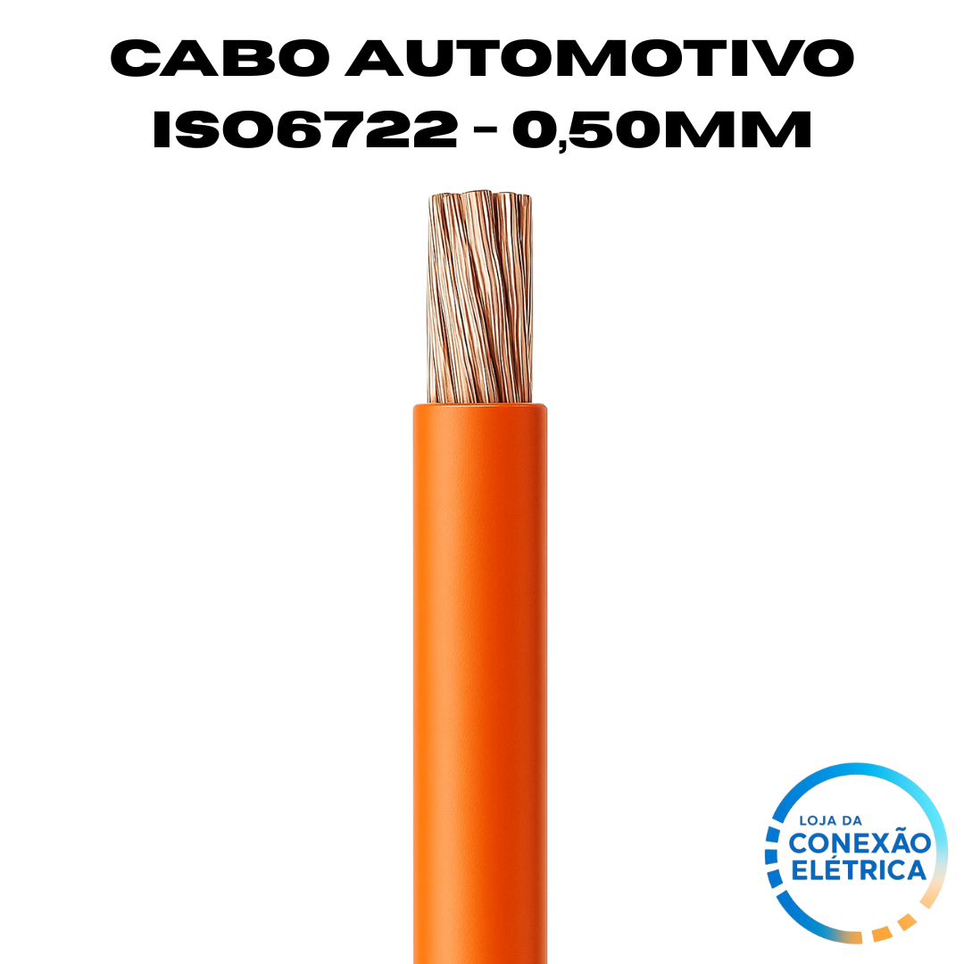 Cabo Automotivo ER 0,50mm2 600v ISO6722 - Loja da Conexão Elétrica