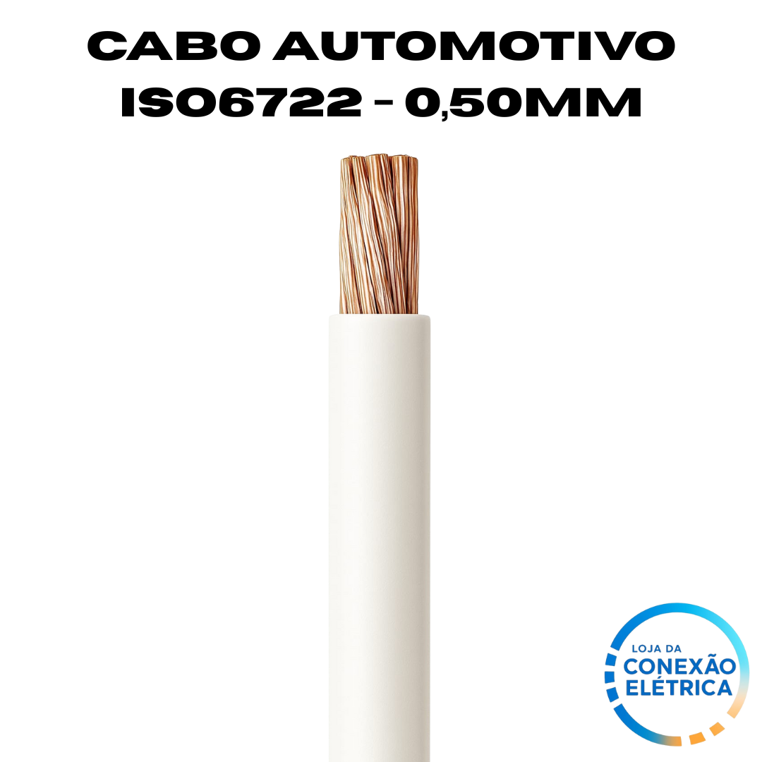 Cabo Automotivo ER 0,50mm2 600v ISO6722 - Loja da Conexão Elétrica