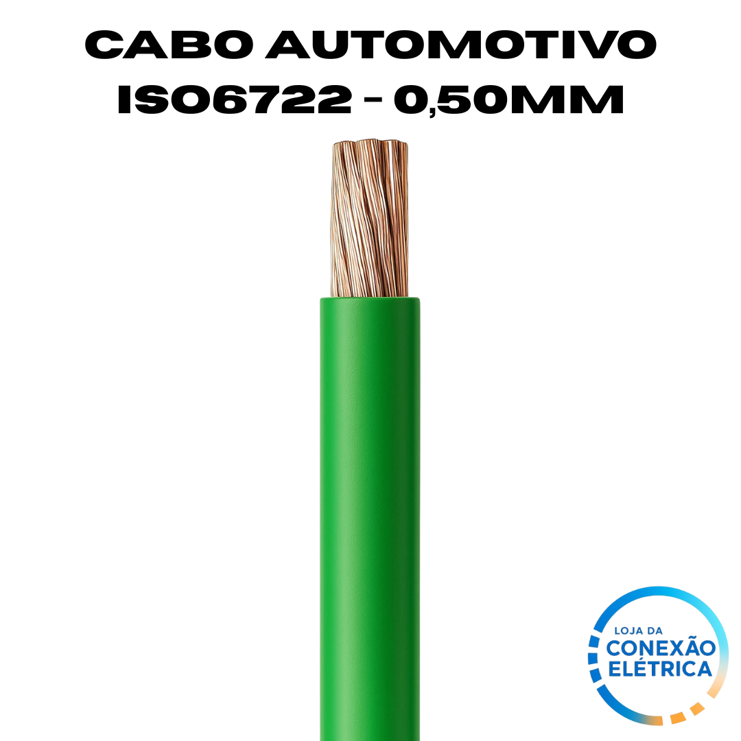 Cabo Automotivo ER 0,50mm2 600v ISO6722 - Loja da Conexão Elétrica