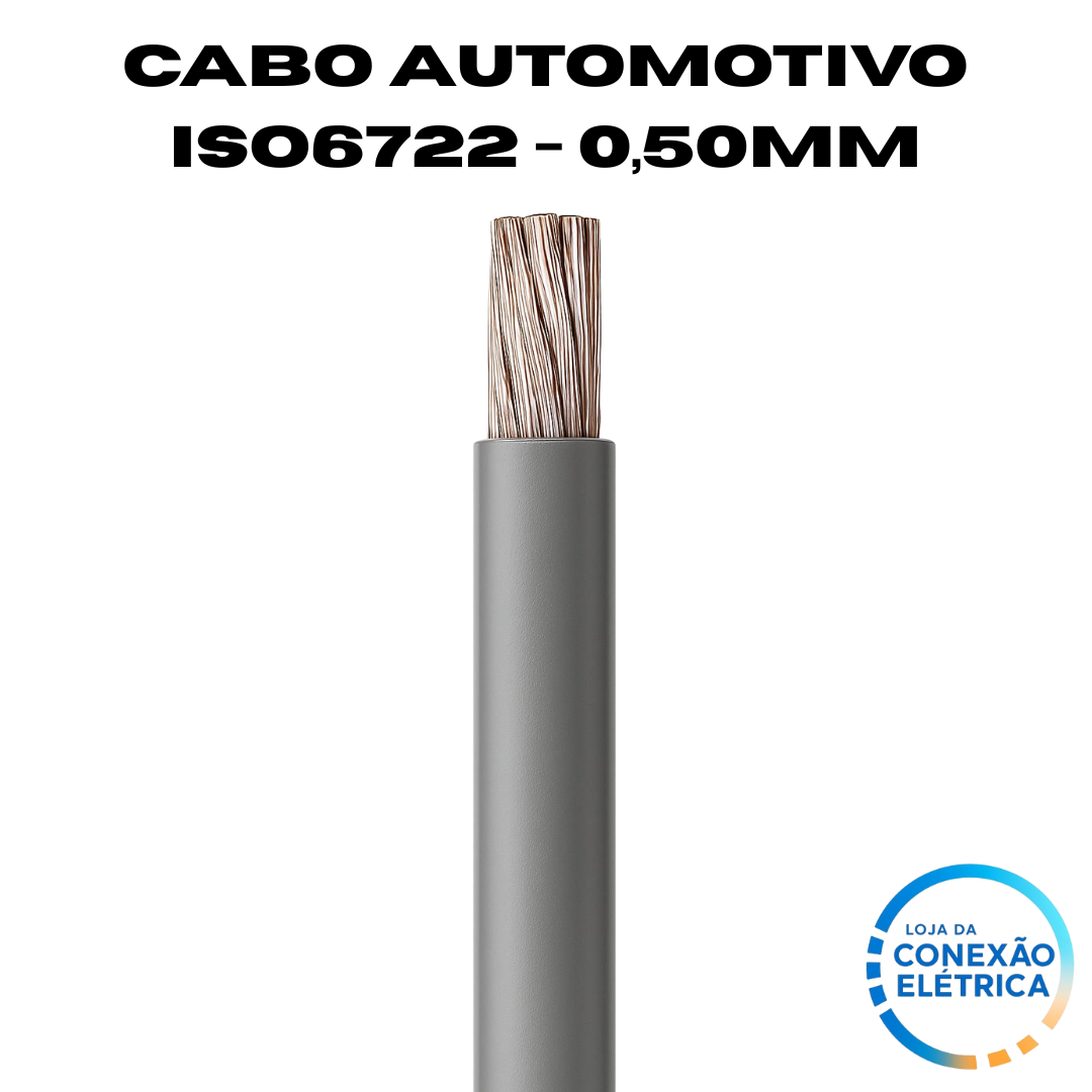 Cabo Automotivo ER 0,50mm2 600v ISO6722 - Loja da Conexão Elétrica