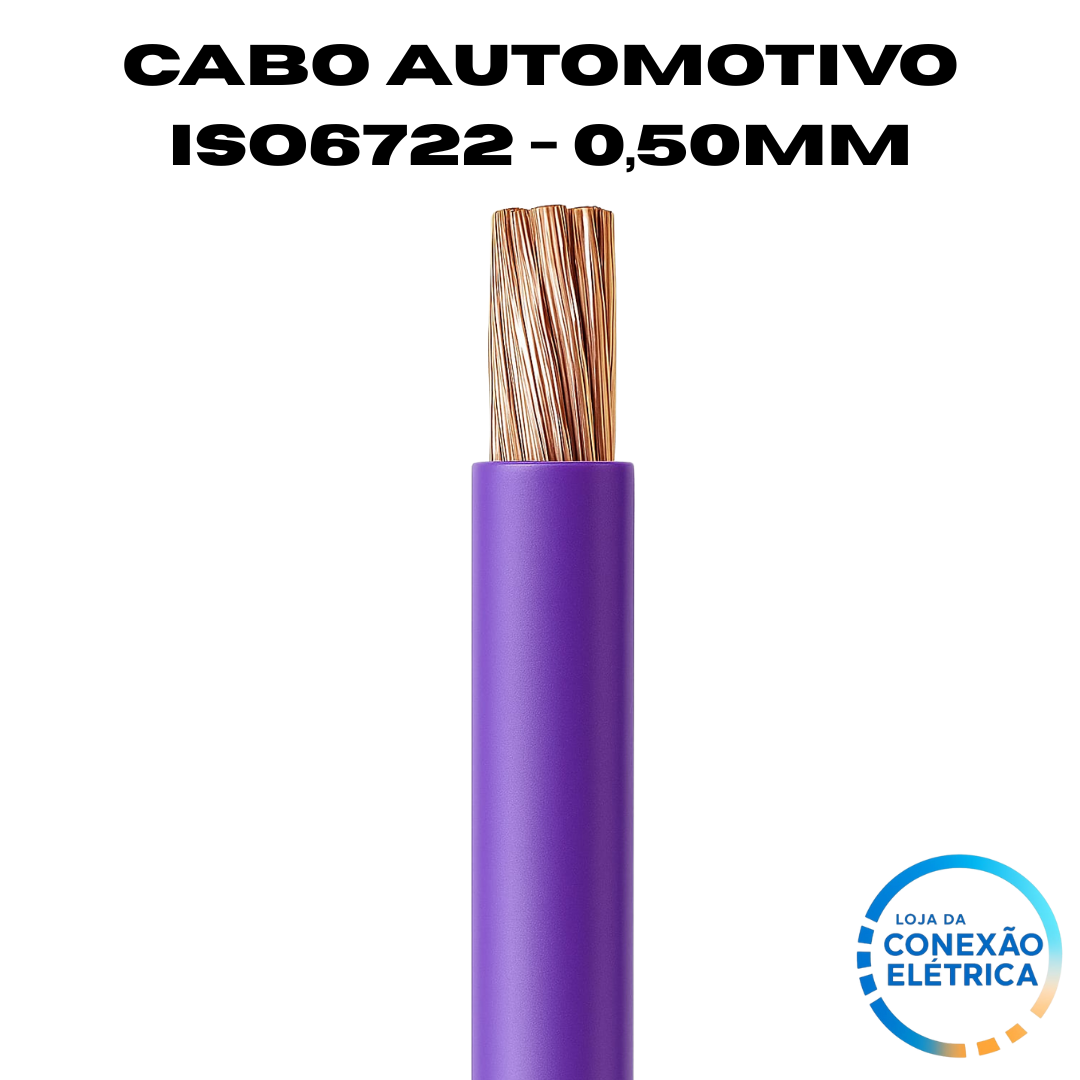 Cabo Automotivo ER 0,50mm2 600v ISO6722 - Loja da Conexão Elétrica