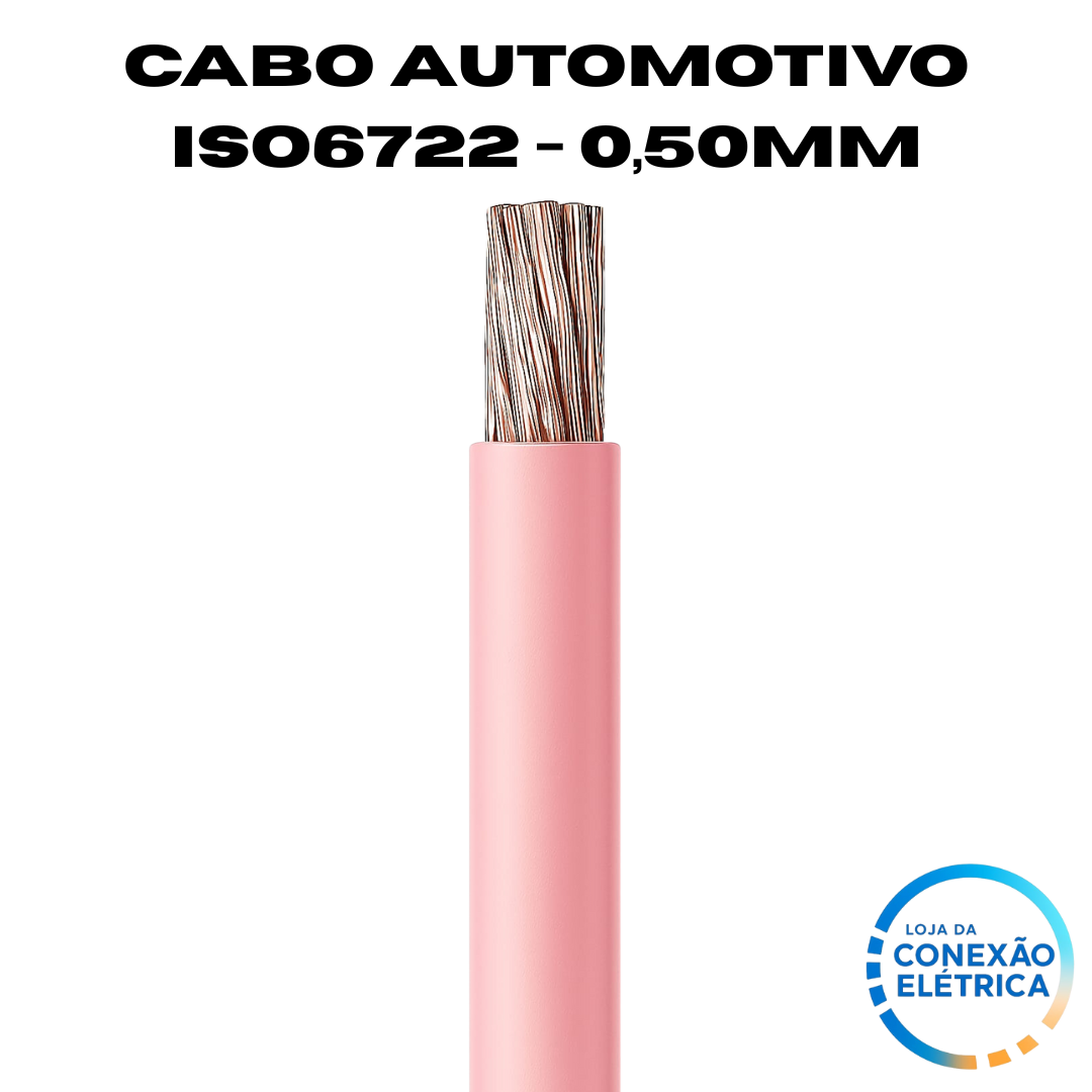 Cabo Automotivo ER 0,50mm2 600v ISO6722 - Loja da Conexão Elétrica