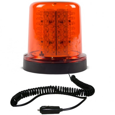 Giroled Giroflex redondo âmbar imã e plug 128 leds 12vcc ou 24vcc - Loja da Conexão Elétrica
