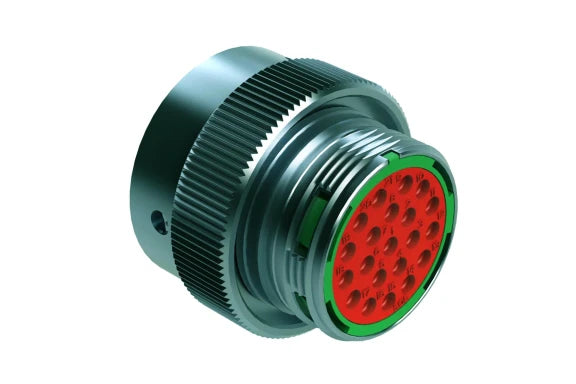 Conector Circular Fêmea Metálico 21 Vias - 18-21SN