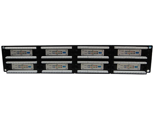 WT-2029A-110-48P - Patch Panel Reto 48P Cat.5e - Loja da Conexão Elétrica