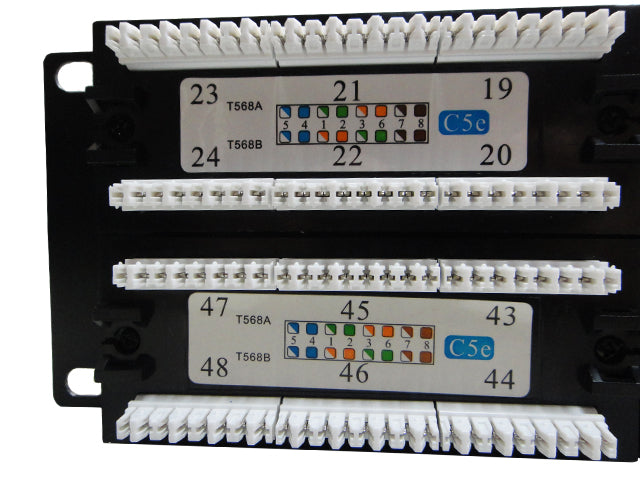 WT-2029A-110-48P - Patch Panel Reto 48P Cat.5e - Loja da Conexão Elétrica