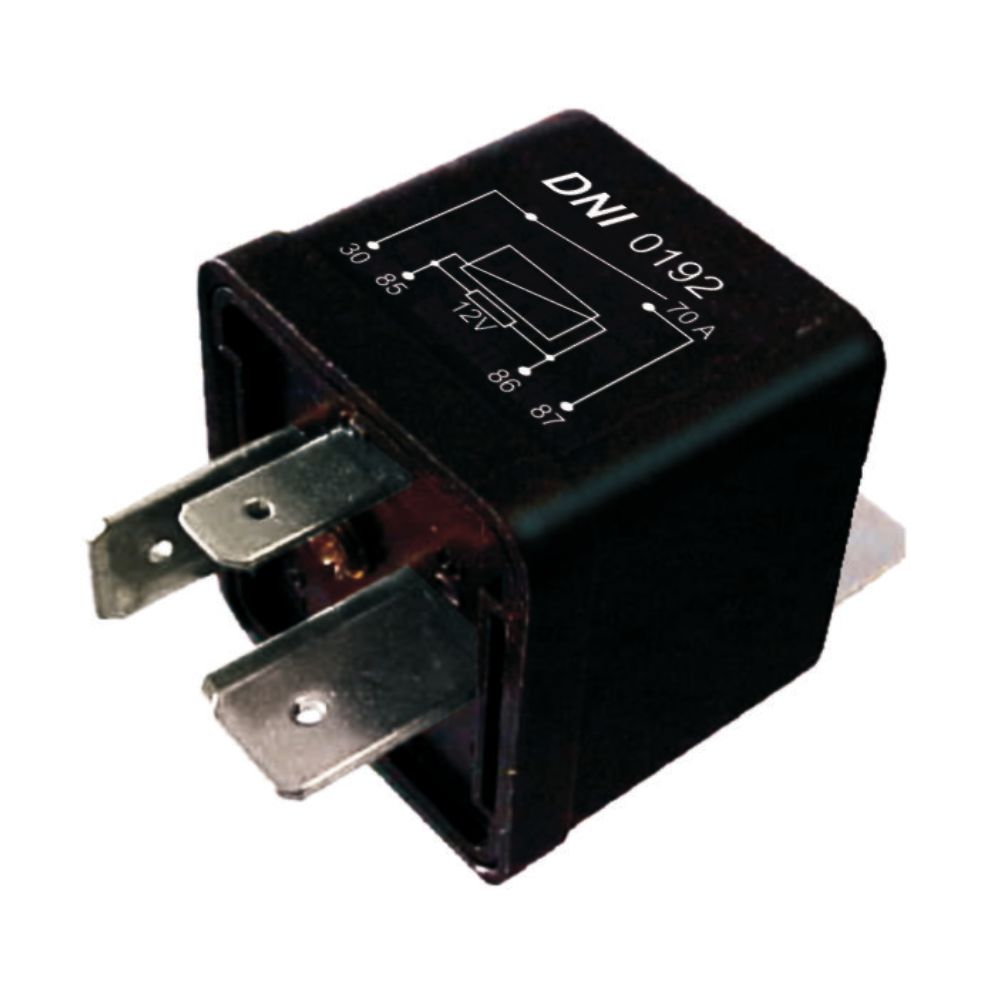 DNI 0192 - Relé Auxiliar Universal 70A – 12V