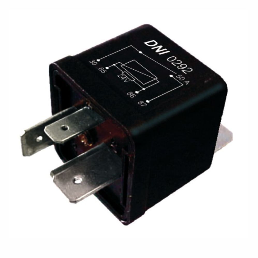 DNI 0292 - Relé Auxiliar Universal - 50A – 24V
