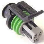 Conector Fêmea 3 Vias Preto - 13532244 - Loja da Conexão Elétrica