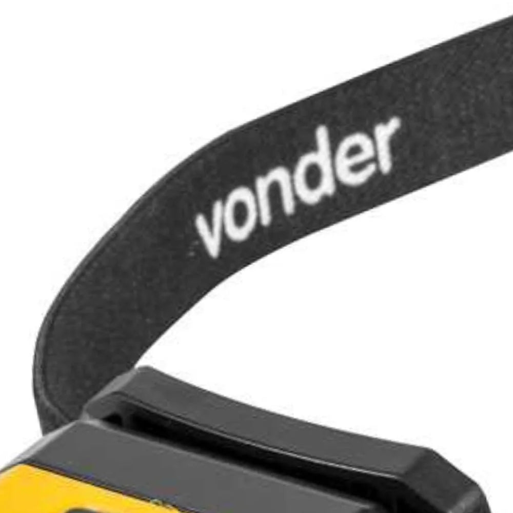 Lanterna Recarregável Amarela e Preta para Cabeça VONDER-8075050200