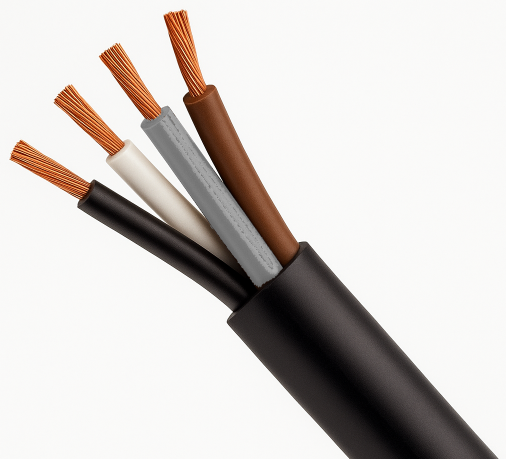 Cabo PP 4X1,0mm² 70°C 500V NM247-5 - BR,PR,MR,CZ - Loja da Conexão Elétrica