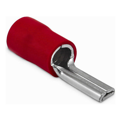 Terminal Pino Chato Vermelho 0,25-1,60MM2 - PR2550 - Loja da Conexão Elétrica