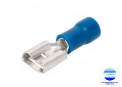 Terminal Faston Fêmea 4.8X0.5 - 16 - 14AWG - EF4421 - Loja da Conexão Elétrica