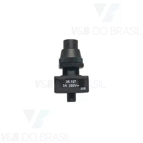 Interruptor Push Button 3A 250VCA Preto - 36.127 A2FB2FE5S - Loja da Conexão Elétrica