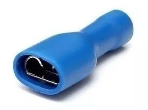Terminal Fêmea Reforçado Azul 1,10-2,60MM² 6,3X0,8MM - ET4353 - Loja da Conexão Elétrica