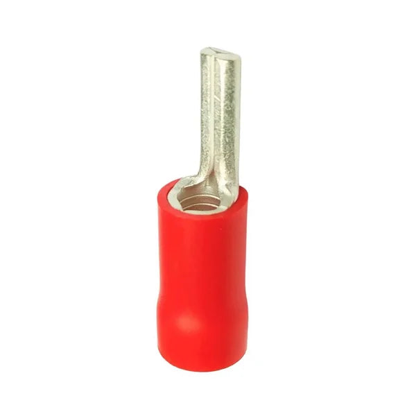 Terminal Pino Chato Vermelho 0,25-1,60MM2 - PR2550 - Loja da Conexão Elétrica