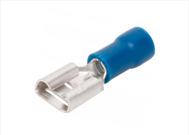 Terminal Engate Fêmea Azul 6,3 X 0,80 - 1,10-2,60MM²- EF4328 - Loja da Conexão Elétrica