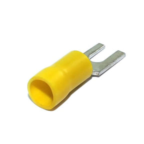 Terminal Pré-Isolado Forquilha M3 Amarelo 2,70-6,60MM2 - FR2491 - Loja da Conexão Elétrica
