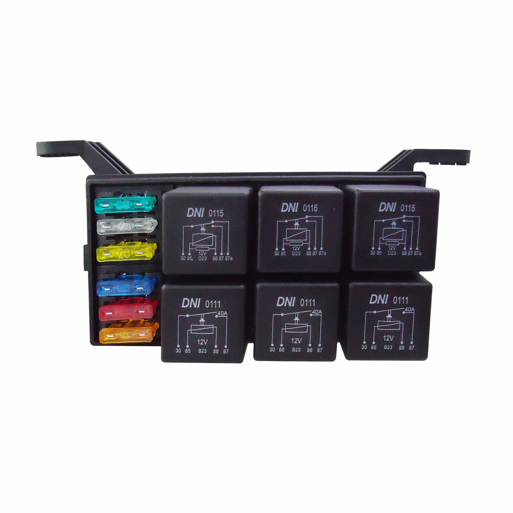 DNI 320002 – Caixa De Fusíveis e Relés Universal Com Terminais Para Adaptação