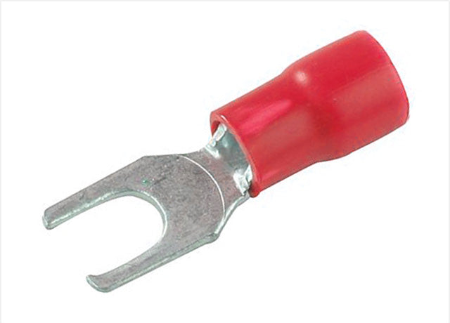 TERMINAL FORQUILHA PRÉ-ISOLADO M4 - 0,25-1,60MM² - FR2465C - Loja da Conexão Elétrica