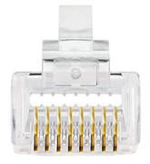 WT-6086-C – Modular Plug – RJ45 – EZ Crimp - Cat 6 - Loja da Conexão Elétrica